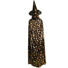 Halloween Costumes ,Witch Cloak  Birthday Party Gift Mantle Hat
