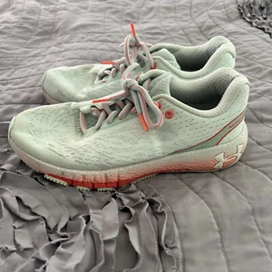 Under Armour HOVR Machina Women's Green Mesh Lace Up Running Sneakers Shoes Sz 8 - Picture 1 of 9