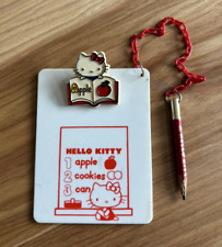 Vintage Hello Kitty Mini Clipboard with Pencil/Pad- Sanrio-1976- Made in Japan