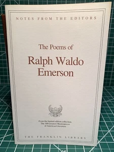 Franklin Library: The Poems Of Ralph Waldo Emerson - Editor’s Notes - Picture 1 of 1