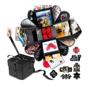 Wanateber Explosion Box DIY - Love Memory, Scrapbook, Photo Box for Birthday Gif - Picture 1 of 3
