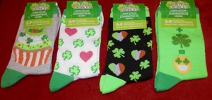 SAINT PATRICK'S  DAY WOMEN'S SOCKS  * CREW SOCKS * SIZE 5-9 * NEW * VERY CUTE  - Picture 1 of 5