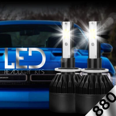 Kit de farol de neblina XENTEC LED HID 881 branco para Cadillac DeVille 1986-2005 - Imagem 1 de 4