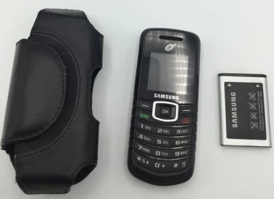 USED & UNTESTED Black Samsung TracFone Cell Phone SGH-T105G - Image 1 of 4