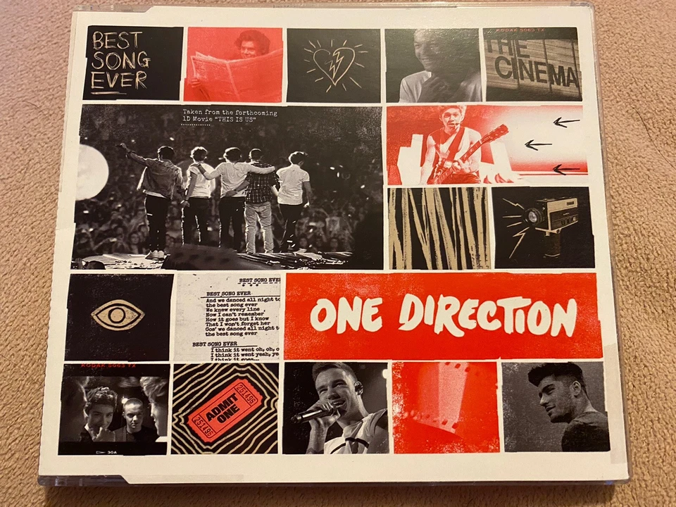 ONE DIRECTION - BEST SONG EVER - 2013 4 TRACK CD SINGLE - Image 1 of 1