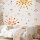 Adesivi da parete sole sognanti design arcobaleno per camera da letto e soggiorn