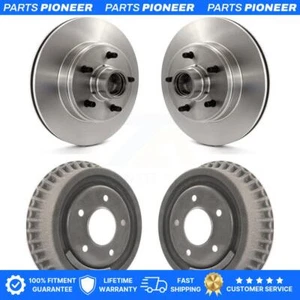 [Front+Rear] Disc Brake Rotors Drums Kit For Chevrolet Astro GMC Safari - Picture 1 of 5