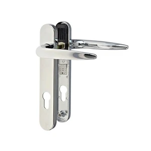 Yale Essentials Polished Chrome Short Backplate Door Handle YES-SBDH-PG - Picture 1 of 3
