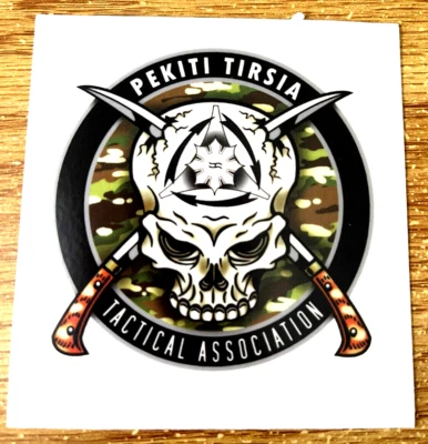 Pekiti Tirsia Tactical Association Martial Arts Decal Sticker - Image 1 of 3