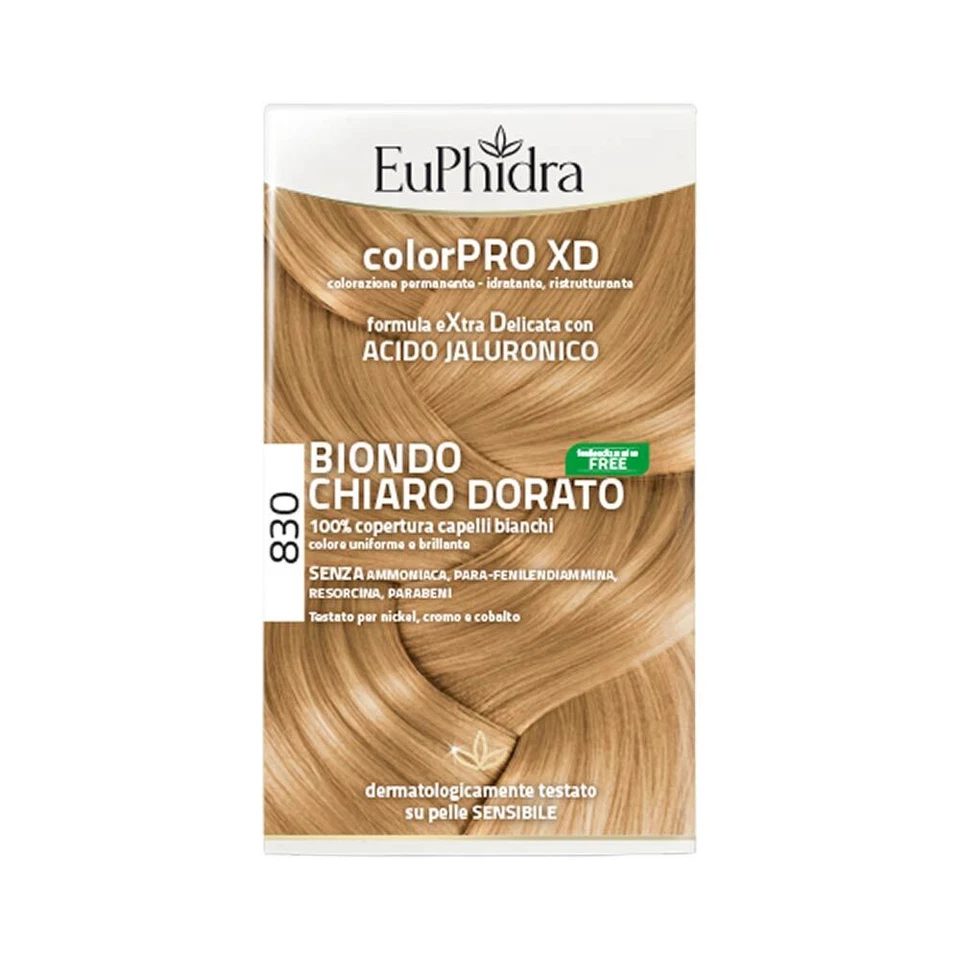 EuPhidra ColorPro XD - Colorazione Permanente 830 Biondo Chiaro Dorato - Immagine 1 di 1