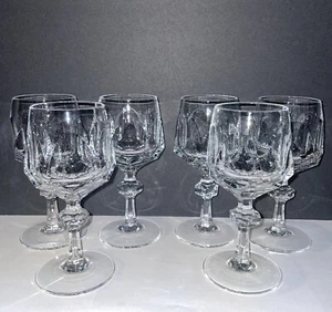 ¡De colección! ¡Juego de 6! Vasos Nachtmann Alexandra corte cristal vino de Oporto de 6,75 - Imagen 1 de 18