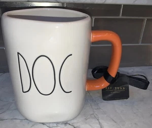 RAE DUNN Disney Princess "DOC" Snow White Dwarfs/Double Sided Mug HTF NEW w/ tag - Picture 1 of 6