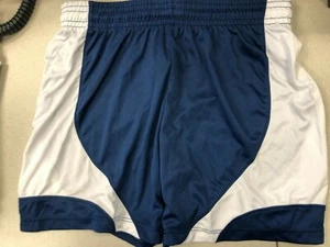 A4 Girl's Moisture Management Color Block Shorts - Royal/White Size L NWOT - Picture 1 of 4