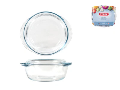 Casserole Ronde Avec Couvercle En Verre Transparent, 1,4Lt - Photo 1/4