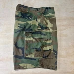 Rothco BDU Shorts Herren L 35-39" Military Woodland Camo Button Fly Cargo Combat - Bild 1 von 7