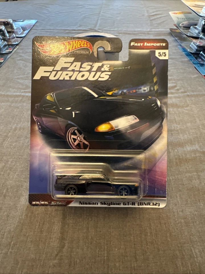 Nissan Skyline GT-R (BNR32) 5/5 Hot Wheels Fast & Furious Premium Fast Imports Foto 1 de 1