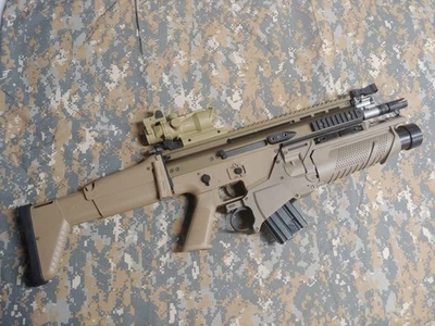 Rifle de Airsoft We Scar L Eglm Acog Combo Gas Blowback Foto 1 de 4