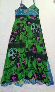 Robe verte longue en coton non doublé T40 (2208010) - Picture 1 of 4