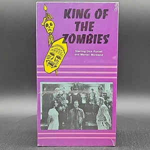 VHS Movie King of the Zombies 1986 WW2 Manton Moreland Dick Purcell SEALED - Picture 1 of 7