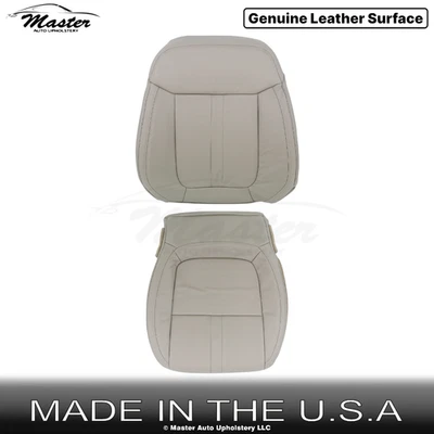 2019-2022 For Ford Ranger Lariat Genuine Leather Driver Side Covers Medium Stone - Image 1 of 4