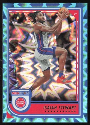 2022-23 Hoops Teal Explosion Isaiah Stewart #63 Detroit Pistons - Image 1 of 2