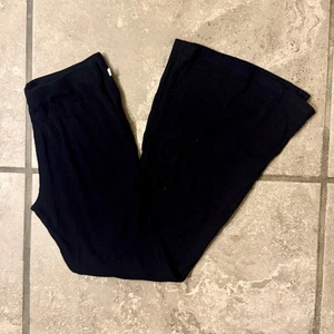 Posh Peanut flare Leggings Black  Size 7  Excellent condition - Picture 1 of 6