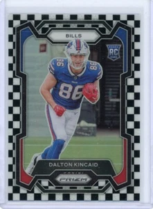 Prizm Dalton Kincaid 2023 tablero de ajedrez blanco y negro #308 Buffalo Bills radiocontrol - Imagen 1 de 1