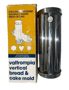 Vintage Valtrompia Bread & Cake Canape Baking Tube by Rowoco Original Box 9" - Picture 1 of 19