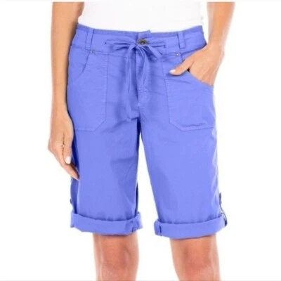 Pantalones Cortos Para Mujer Fresh Produce Azul Océano Informales Capri Pedal Empujador Foto 1 de 4