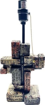 Urbalabs Bible Verses Religious Faith Hope Love Christian Scripture Rustic Home - Image 1 of 4