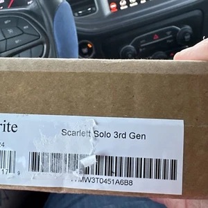 Focusrite Scarlett Solo USB Audio Interface (Gen 3) - Picture 1 of 3
