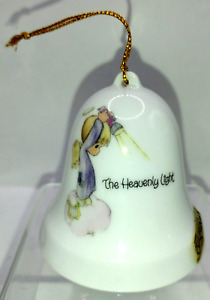 Precious Moments Bell Enesco 1980 The Heavenly Light Collector with Tags Vintage