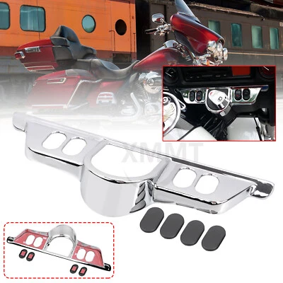 Chrome Inner Fairing Cap Cover for Harley Touring Electra Street Tri Glide Trike Foto 1 de 4