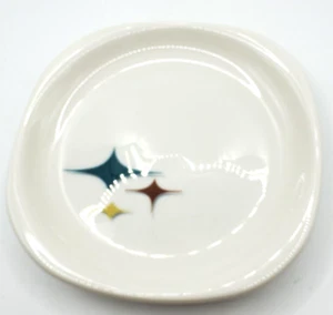 Trend Syracuse Plate 5"1/4"wide Square Diamond Jubilee Eames ERA Atomic - Picture 1 of 3