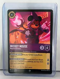 Lorcana Disney Topolino Wayward Stregoner 51/204 super raro inglese 1° - Foto 1 di 2