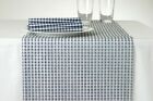 VICHY bavaria blue gingham check Paper Table Runner - 20ft x 13 inches 1 ply