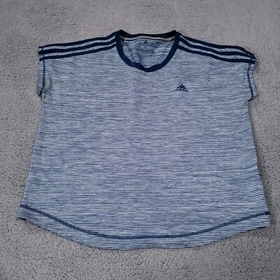 Adidas Mujer Camisa Mediana Ropa Activa Gimnasio Yoga Correr Climalite Pullover Foto 1 de 4