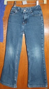 ARIZONA JEAN CO. Girls' Size 6X BOOTCUT JEANS w/ 20" inseam - EUC - Picture 1 of 2