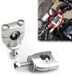 HandleBar Bar Mount Clamps Risers Adapter 7/8'' 22mm For ATV Dirt Bike Mini Bike - Picture 1 of 12