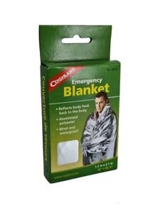 COGHLANS EMERGENCY BLANKET #8235 WIND AND WATER PROOF 1.3m X 2.1m