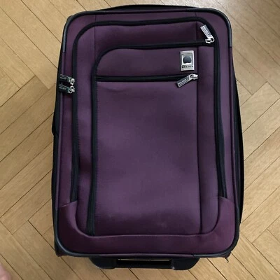 PURPLE Delsey Paris Soft Sided Lightweight Spinner Carry On Luggage - Image 1 of 4