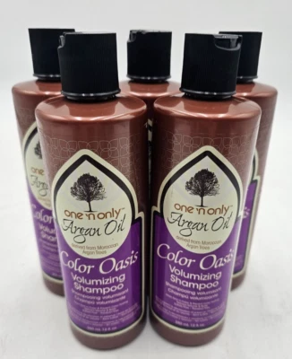 Lot of 5-ONE 'N ONLY ARGAN OIL COLOR OASIS VOLUMIZING SHAMPOO 12 OZ-NEW! - Image 1 of 3