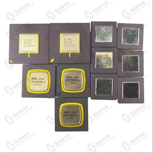 Menge 11 ertragreiche Vintage Keramik CPUs für Goldschrott/Gold Rückgewinnung - Bild 1 von 2