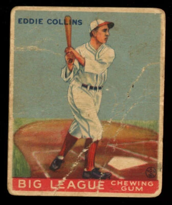 1933 Goudey 42 Eddie Collins Boston Red Sox - Image 1 of 2