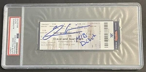 Gavin Williams Signed MLB Debut Ticket Cleveland Guardians 6/21/23 Rare PSA/DNA - Picture 1 of 3
