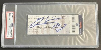 Gavin Williams Signed MLB Debut Ticket Cleveland Guardians 6/21/23 Rare PSA/DNA  - Image 1 of 3
