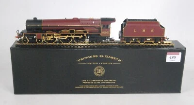 Hornby R2215 LT Ed 18ct Gold Plated LMS 4-6-2  Princess Elizabeth Locomotive - Image 1 of 4