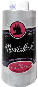 Maxi-Lock ~ Serger Thread - Silver, 3000 yd - Picture 1 of 1