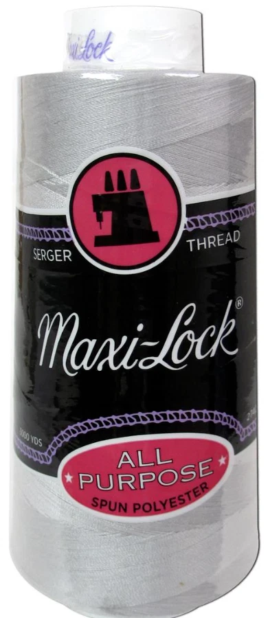 Maxi-Lock ~ Serger Thread - Silver, 3000 yd - Image 1 of 1