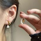 Advanced Sense Splicing Water Droplet Studs Metal Teardrop Earrings  Gifts